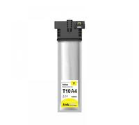 UQXJK Amérique du Sud Sacs d'encre à Jet d'encre compatibles Compatible avec Workforce Pro WF-C5310 WF-C5390 WF-C5890 T10B1 T10A1 T10A2 T10A3 T10A4(Y E-10A4)