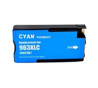 UQXJK Cartouche à Encre à Jet d'encre remanufacturée Compatible avec 963xl 963 967xl Compatible avec OfficeJet 9010 9020 9015 9016 Printers(1PCS Cyan)