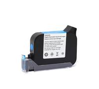 UQXJK Cartouche à Encre JS12M 12,7 mm Compatible avec imprimante à Jet d'encre Portable Non crypté à Encre Eco Dry Solvent Compatible avec Les imprimantes Non Marque(JS12(M)-Blue)