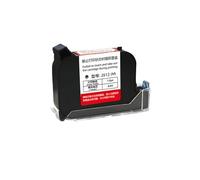 UQXJK Cartouche d'encre à solvant écologique à séchage Rapide, Compatible JS12, Compatible avec imprimante à Jet d'encre Portable en Ligne de 12.7mm(1 Red CARTRIDGES)