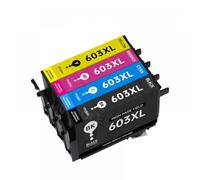 UQXJK Cartouche d'encre de Remplacement 603xl E603 T603, Compatible avec Les imprimantes XP2100 XP2105 XP3100 WF2830 XP4100 WF2835(1SET)