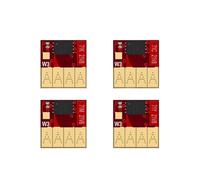 UQXJK Chip à Arc de réinitialisation Automatique Compatible Compatible avec 711 711xl La Cartouche Fonctionne avec DesignJet T120 T520 T125 T130 T525 T530 Primantes Permanent Chip(1PCs - M (Magente))