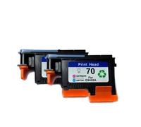 UQXJK Compatible avec 2X tête d'impression HP70 C9405A Magenta Magenta Light Cyan Remplacement Designjet Z2100 Z5200 Z3100 B9180