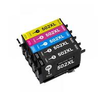 UQXJK Compatible avec la Cartouche d'encre 502XL T502 Compatible avec imprimante Domestique XP-5100 5105 2860D 2865D(5PK)