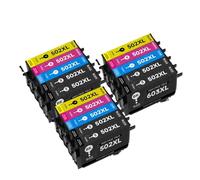 UQXJK Compatible avec la Cartouche d'encre 502XL T502 Compatible avec imprimante Domestique XP-5100 5105 2860D 2865D(15PK)