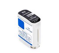 UQXJK Compatible avec la Cartouche d'encre Noire 82XL HP82 CH565A, à Utiliser avec Designjet 510 800 800ps 815 820 10ps 120nr 20ps 500(1x 82black)