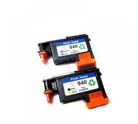 UQXJK Compatible avec la tête d'impression 940 C4900A de Remplacement HP940 Pro 8000 A809a 8500A A910a A910g A910n A809n A811a 8500(1set 1BY and 1MC)