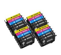 UQXJK Compatible avec Le Jeu de Cartouches d'encre T502XL T502 502XL avec Puce, Utilisation avec Les imprimantes XP 5100 XP 5105 WF 2860 WF 2865(20PK)