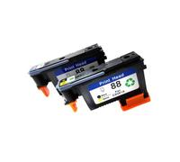 UQXJK Compatible avec Le kit de Remplacement de tête d'impression HP88 modèles C9381A C9382A 2 pièces(1BY 1MC)