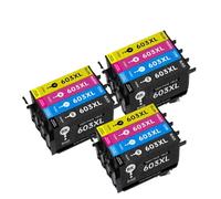 UQXJK Compatible avec Les Cartouches d'encre 4PK 603XL XP-2100 XP-2105 XP-3100 XP-3105 XP-4100 XP-4105 T603xl(3SET)