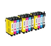 UQXJK Compatible avec Les Cartouches d'encre Aeceach 502 T502 XP-5100 XP-5105 WF-2860 WF-2865.(3set)