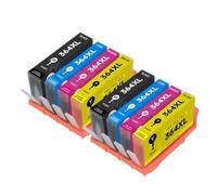 UQXJK Hinicole Compatible avec Le Remplacement des Cartouches d'encre 364 364XL Deskjet 3070A 5510 6510 C309a imprimantes(2SET)
