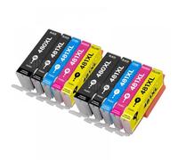 UQXJK Hinicole Compatible avec Les Cartouches d'encre PGI-480 CLI-481 TS704 TR7540 TR8540 TS6140 TS9540 TS6240 Compatible avec imprimantes(2 Sets)