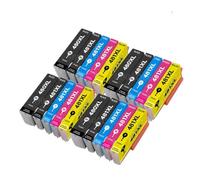 UQXJK Hinicole - Lot de 5 Cartouches d'encre avec Puce, compatibles avec Les imprimantes TS704 TS6140 TS6240 TS6340 TR7540 TR8540(4 Sets)