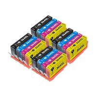 UQXJK Kit de Remplacement de Cartouches d'encre compatibles avec Les imprimantes HP364 XL, y Compris Photosmart 7510 7515 7520 B209a B209c B210a B210c B210d(4SET)