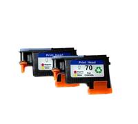 UQXJK Lot de 2 têtes d'impression compatibles avec tête d'impression 70 Jaune Magenta Compatible avec Designjet Z2100 Z5200 Z3100 Z3200 C9406A