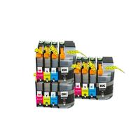 UQXJK Paquet de 12 Cartouches d'encre compatibles LC525 LC529 DCP J100 DCP J105 MFC J20