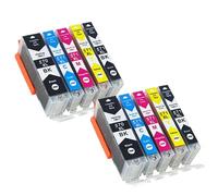 UQXJK Remplacement Compatible de la Cartouche à Encre Noire Compatible avec ASW X4 Fonctionne avec PGI570 PGI-570 PGI 570 XL adapté à MG7750 7751 6850 MG7752 7753(2set 10PK)