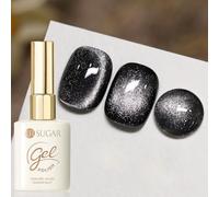 UR SUGAR Cat Magnetic Eye Vernis à ongles gel UV 15 ml CatEye Aimant Noir Paillettes Cristal Jelly Vernis à ongles Gel Nail Polish Silver Holographique yeux de chat pour nail art manucure salon