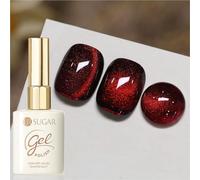 UR SUGAR Cat Magnetic Eye Vernis à ongles gel UV 15 ml CatEye magnétique bordeaux rouge cristal gel gel vernis à ongles gel vernis à ongles argent holographique yeux de chat pour nail art manucure