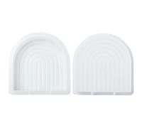 UR URLIFEHALL 1 pièce arc-en-ciel pont bougies moules en forme de U arc en silicone moules en résine moulage moules pour savon bougies maison fête artisanat décor