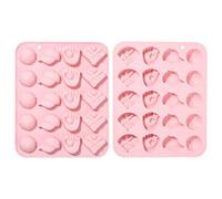 UR URLIFEHALL 2 Moules en Silicone sur le Thème du Sport Moules en Forme de Casquette de Baseball et de Ballons de Golf en Chocolat pour Pâte à Sucre Moules de Cuisson Réutilisables