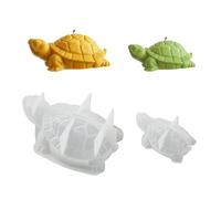 UR URLIFEHALL 2 Pcs 3D Moules en Résine Tortue de Mer Silicone Océan Animal Tortue Moules pour Bougie Artisanat Ornements Table Maison Jardin