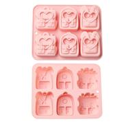 UR URLIFEHALL Lot de 2 moules en silicone en forme de sacs à dos pour décoration de gâteaux, biscuits, bonbons, glaçons, friandises pour animaux de compagnie