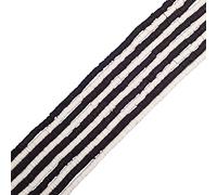 UR URLIFEHALL Lot de 3800 perles plates en argile polymère faites à la main - 2 couleurs mélangées - Perles Heishi en vinyle noir pour fabrication hawaïenne