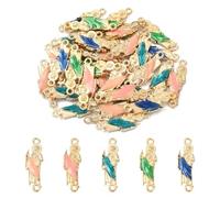 UR URLIFEHALL Lot de 40 breloques en émail pour religion de Jésus, 5 couleurs