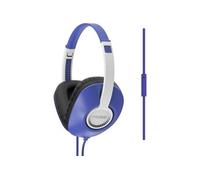 KOSS UR23i Hi-Fi Casque supra-auriculaire filaire bleu micro-casque, volume réglable