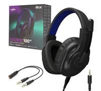 uRage Casque Micro Gaming – certifié DTS:X, Flip to Mute, Câble Jack Uflex amovible – Noir