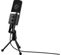Urage Stream 900 HD Sur pied Microphone de table Type de transmission (détails):filaire avec trépied, avec câble filaire noir