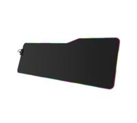 Urage Tapis pour souris et clavier "Rag Illuminated XXL" (version Speed, Monochrome, Tissu, Multicolore, Base antidérapante, Tapis Gaming) Noir/Vert/Bleu/Rouge/Jaune/Violet/Turquoise
