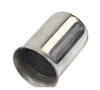 URAGER D'Échappement Moto 51mm DB Killer Universel Moto Échappement Catalyseurs Catalytiques Silencieux 50.8mm Silencieux sans Lacet Tuyau Silencieux Moto (Taille : D 51MM)