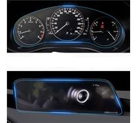 URAGER Film De Protection D'écran En Verre Trempé Pour Navigation GPS 8,8 Pouces, PET, Pour Tableau De Bord, Pour Mazda 3 (2019, 2020, 2021) HD Protections D'écran(Instrument and gps)