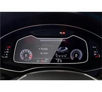 URAGER Film De Protection En Verre Trempé Pour Écran Central De Voiture, Anti-rayures, Accessoires De Réparation Pour A6 Pour A7 Pour C8 2019 2020 2021 HD Protections D'écran(1 piece)