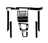 URAGER intérieur DéCoration Garniture pour BMW Série 3 E46 1998 1999 2000 2001 2002 2003 2004 2005 Bandes Garniture Moulure Intérieure Voiture Tableau Bord Autocollant Fibre Carbone D'autocollant