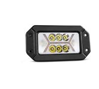 URAGER Phare Assemblage Barre Lumineuse Travail LED Cubes Encastrée 6 Pouces Travail Tout-terrain 12V 24V Projecteur Antibrouillard Camion 4x4 Phares Atv LED Projecteur Principal(1 pc flush mount)