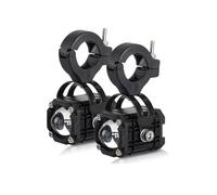 URAGER Phare Auxiliaire LED Pour Moto, Feux De Travail, Route Et Croisement, Projecteur Pour Ultra-lumineux, Feu Antibrouillard Phares Avant Moto(2 pièces)