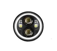 URAGER Phare Rond 5,75 Pouces Avec Feux De Jour 3/4 Pour FXDB VRSVD VRSCDX XG Phares Avant Moto(Le noir)