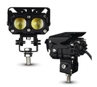 URAGER Projecteur Pour Moto, Double Phare Antibrouillard, Feu De Travail Auxiliaire Phares Avant Moto(2 pièces)