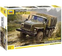 URAL-4320 RUSSIAN ARMY TRUCK- ZVEZDA 1/72 PLASTIC KIT