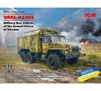 URAL-43203, Military Boîte Vehicle Of The Armed Forces Ukraine 1:72 Plastic Kit