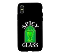 Uranium Glass Collector Spicy Glass Vintage Antique Coque pour iPhone X/XS