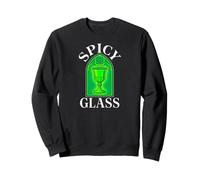 Uranium Glass Collector Spicy Glass Vintage Antique Sweatshirt
