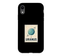 Uranus Planet Carte céleste Texte de l'espace Coque pour iPhone XR