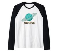 Uranus Planet Costume d'astronomie Manche Raglan