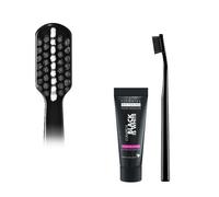 Uraprox Set Brosse À Dents + Mini Dentifrice Black Is White
