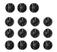URAQT 15pcs Clips Câble, Rangements de câbles et serre-câbles, Maintient et Cache-câbles pour Fils Electriques, Câbles de Charge, Chargeurs de Téléphones Cellulaires, Câbles Audio